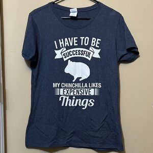 Port and Company Navy Blue Graphic Tee